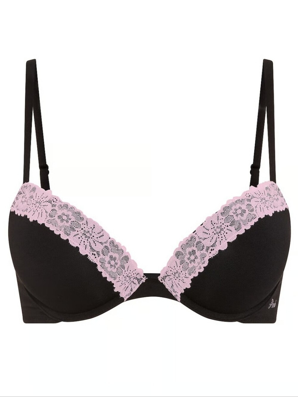 VS Pink Wear Everywhere Super Push-Up Bra 38DD NWT